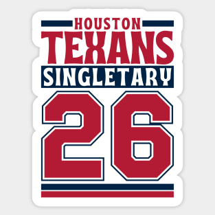 Houston Texans Singletary 26 Edition 3 Sticker